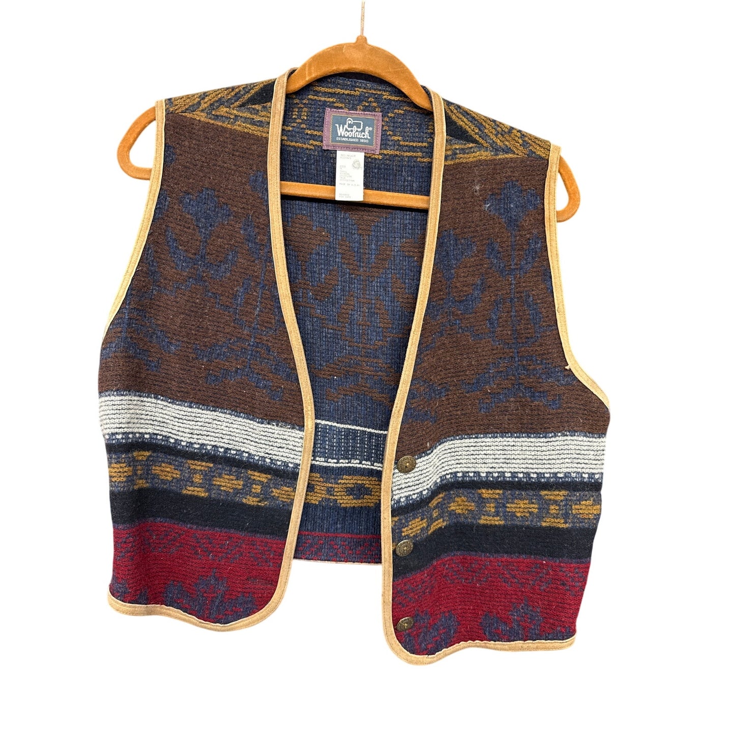 Vintage Woolrich Western Unisex Medium Vest Country