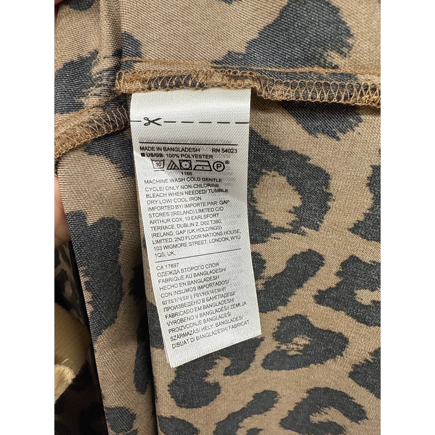 Banana Republic Animal Print Maxi Dress Small Cheetah Leopard Africa Mob Luxe