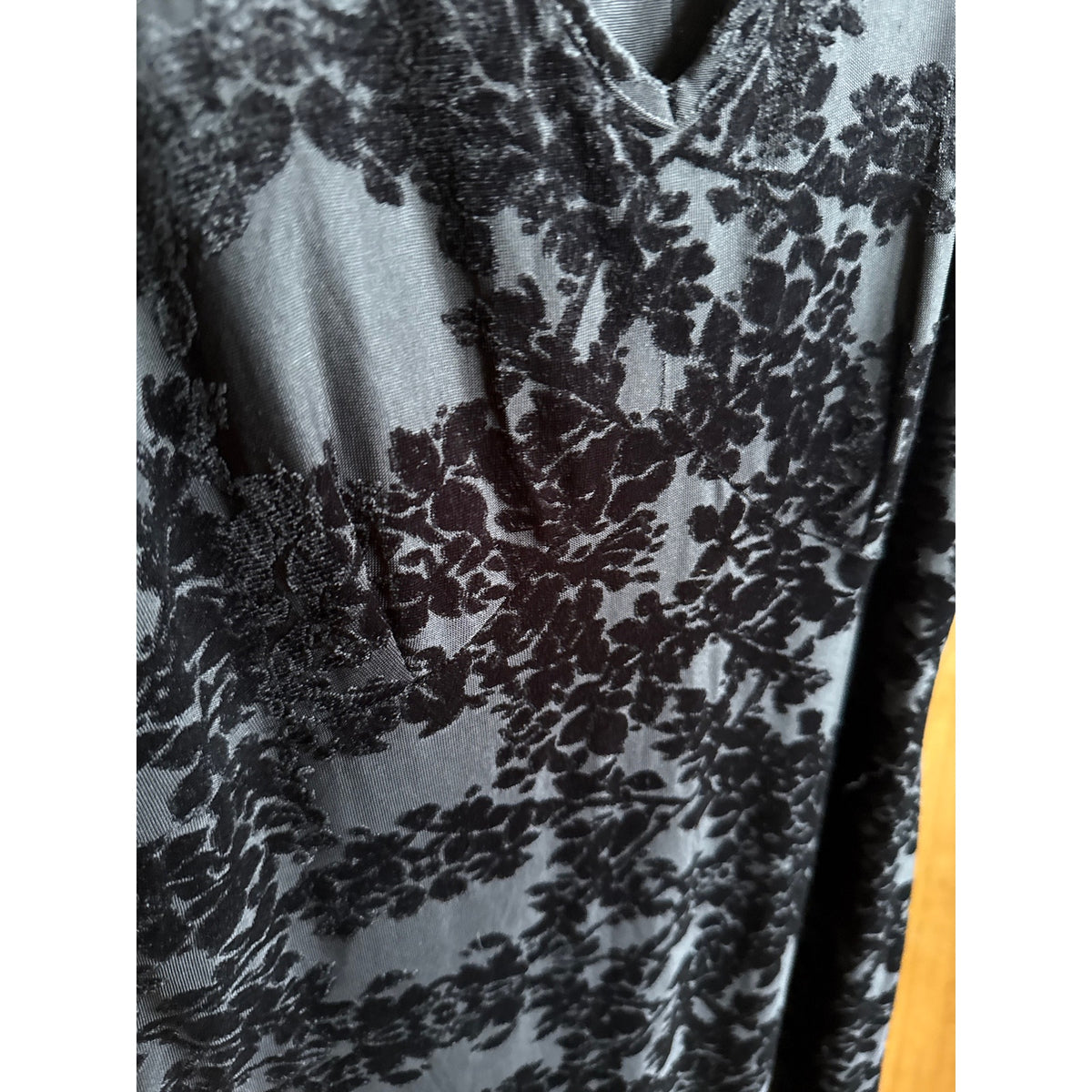 Vintage Express Women’s Maxi Dress 2 90s Y2K Whimsygoth Velvet Black Witchy Sexy