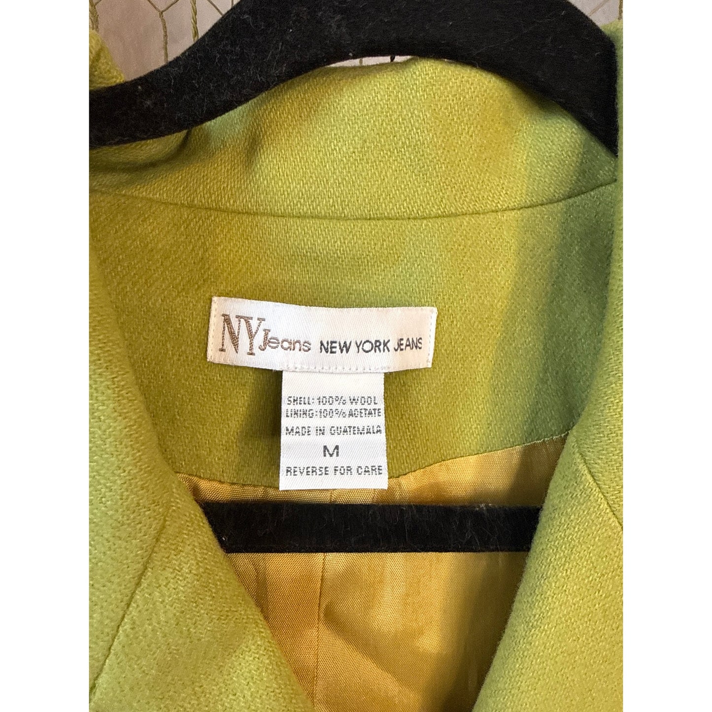 NY jeans Medium Pea Coat Fit Jess from New Girl Quirky Teacher Kelly Green
