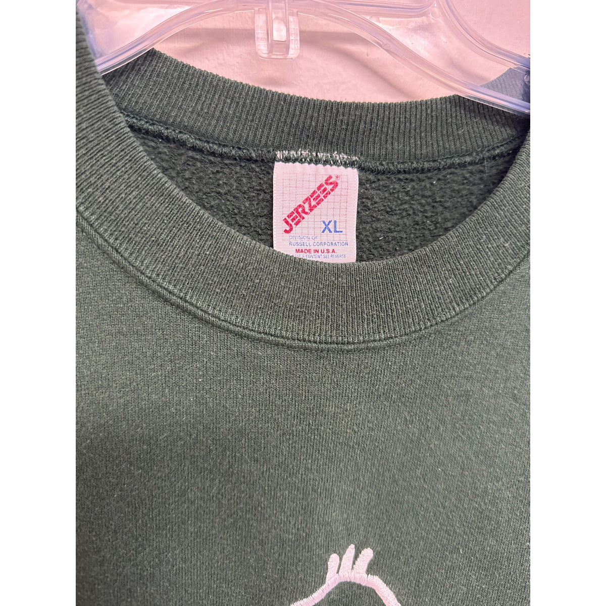 90s Vintage Sweatshirt Grunge Cartoon Green Funny Naughty Humor Teacher XL
