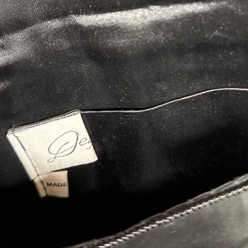 Vintage Purse Beaded Bow Shoulder Black Gatsby Gold Sparkle Black Tie Glamour