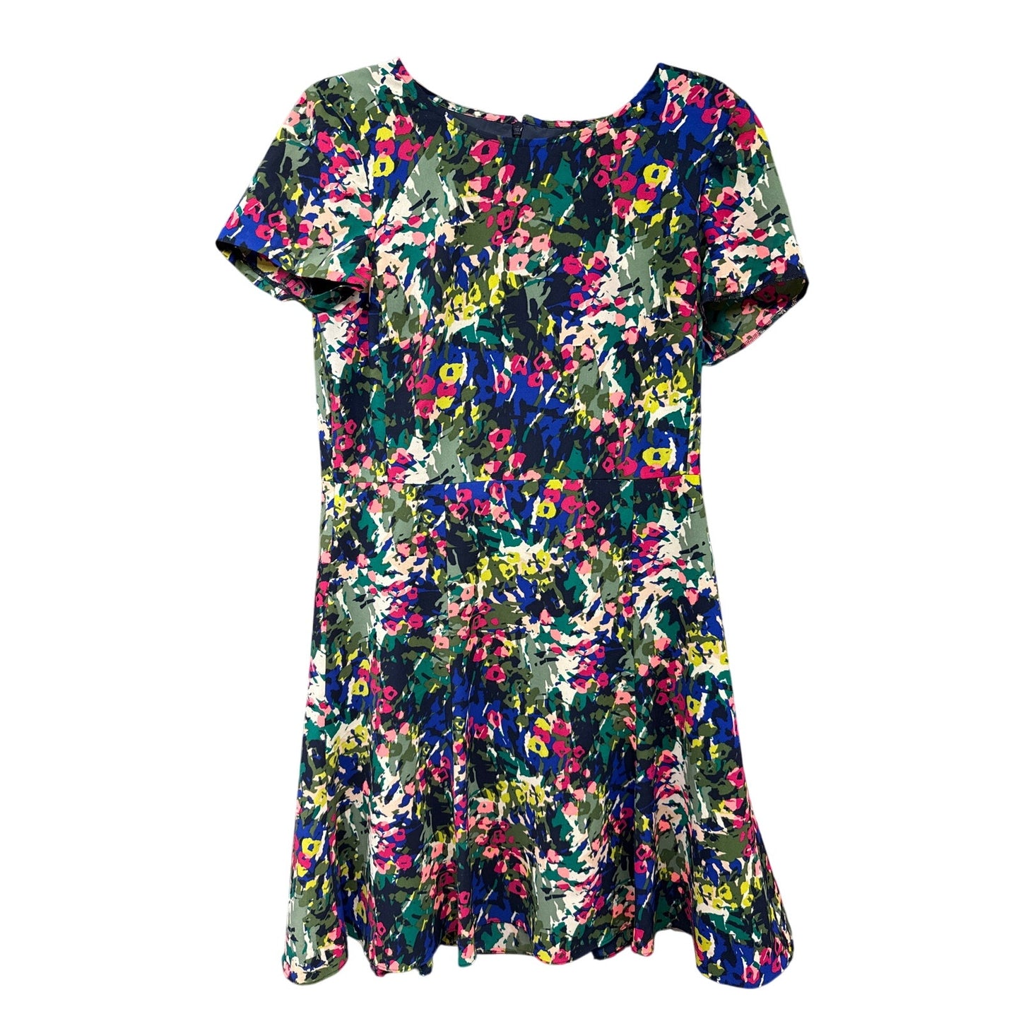 J, Crew Floral 8 Dress Rainbow Summer Formal Professional Garden