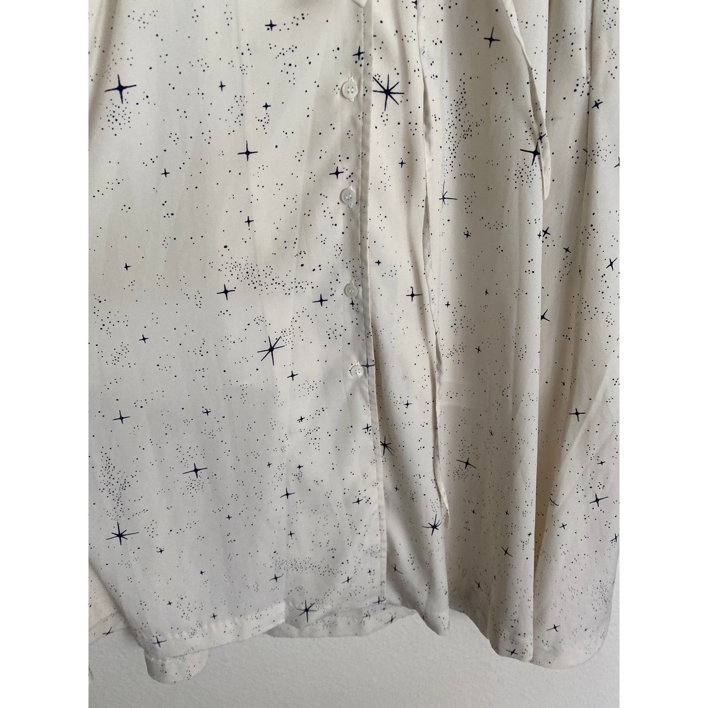 Anthropologie Per Diem Mid Century Modern Star Dress White Professional Medium