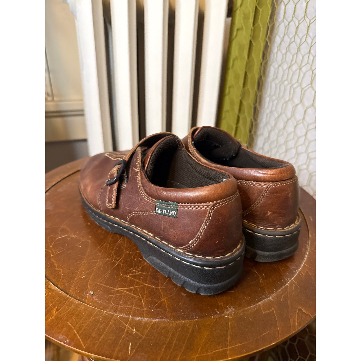 Eastland Women's Syracuse Chunky Buckle Loafers 9W Leather 3166