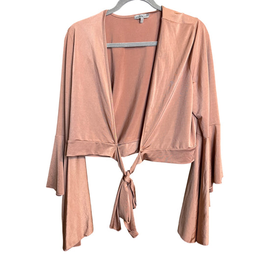 Charlotte Russe Medium Coverup XL Blush Pink Ballet Fairy Sleeve Line Y2K