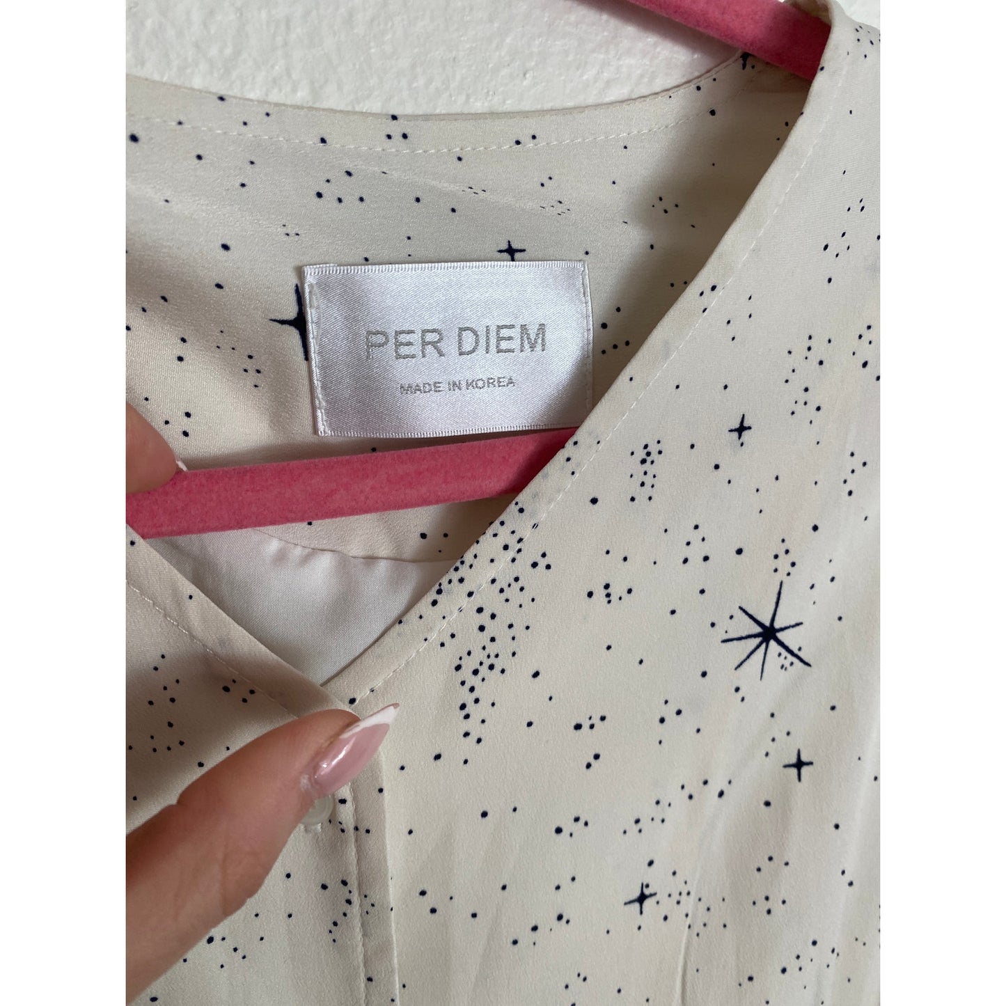 Anthropologie Per Diem Mid Century Modern Star Dress White Professional Medium