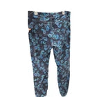 Anthropologie Pilcro Script High-rise Women's Blue Floral Velvet Jeans 31