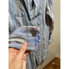 Anthropologie Cloth & Stone Women Fringe Chambray Linen Shirt Dress Medium