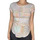 Anthropologie T.La Patchwork Quilt Top Medium
