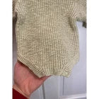Blossom + Pear Baby Cotton Green Cable Knit One Piece 0-3 Months