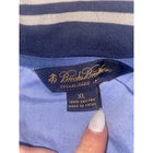 Brooks Brothers Blue Speckled Linen Merino Wool Zip Up XXL