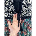 Anthropologie Floreat Women Floral Lined Embroidered Dress Small Petite Cottage