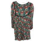 Anthropologie Floreat Women Floral Lined Embroidered Dress Small Petite Cottage