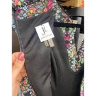 Anthropologie Julia Jordan Women Fit Flare Cocktail Floral Garden Black 4 Dress